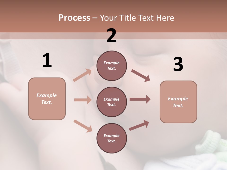 Family Newborn Smiling PowerPoint Template