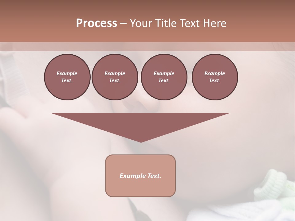 Family Newborn Smiling PowerPoint Template