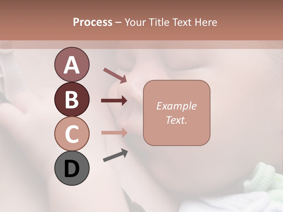 Family Newborn Smiling PowerPoint Template
