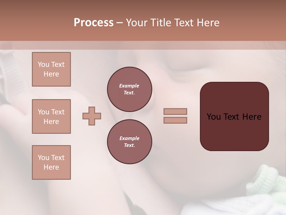 Family Newborn Smiling PowerPoint Template