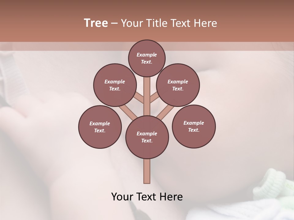 Family Newborn Smiling PowerPoint Template