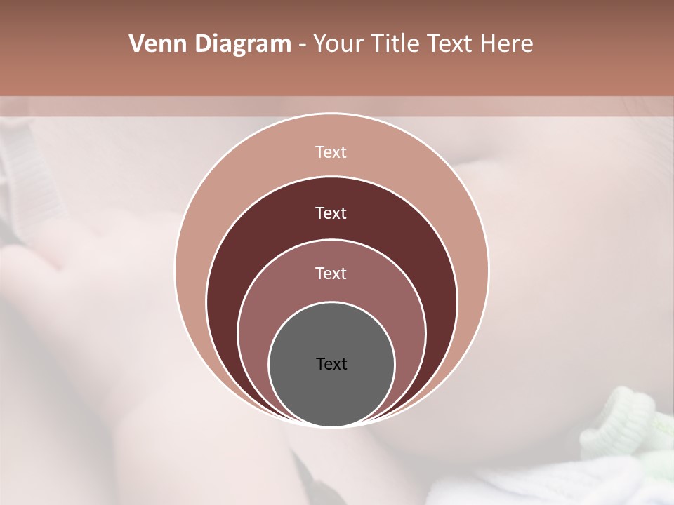 Family Newborn Smiling PowerPoint Template
