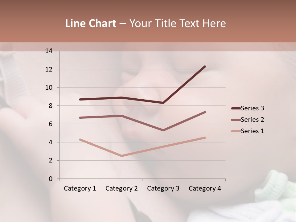 Family Newborn Smiling PowerPoint Template