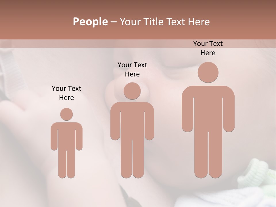 Family Newborn Smiling PowerPoint Template