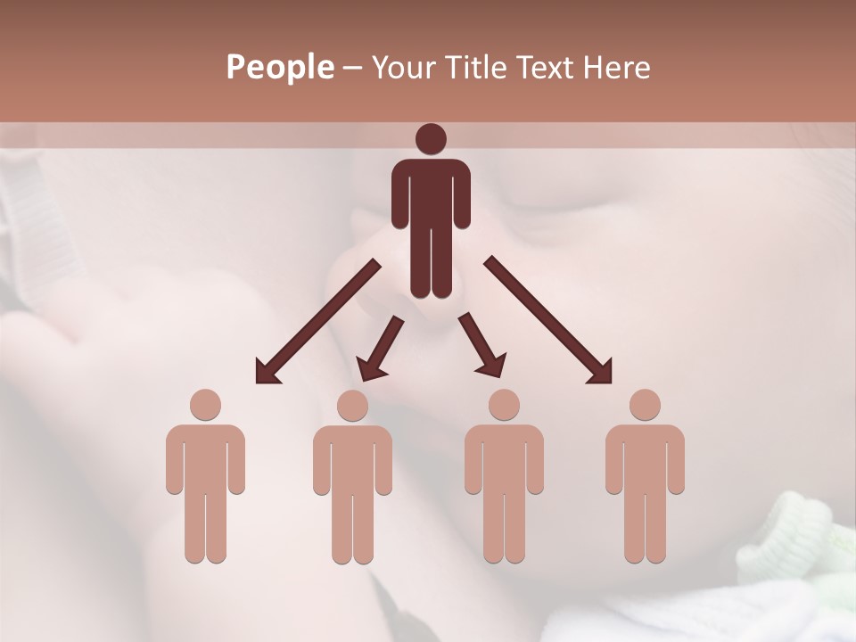 Family Newborn Smiling PowerPoint Template