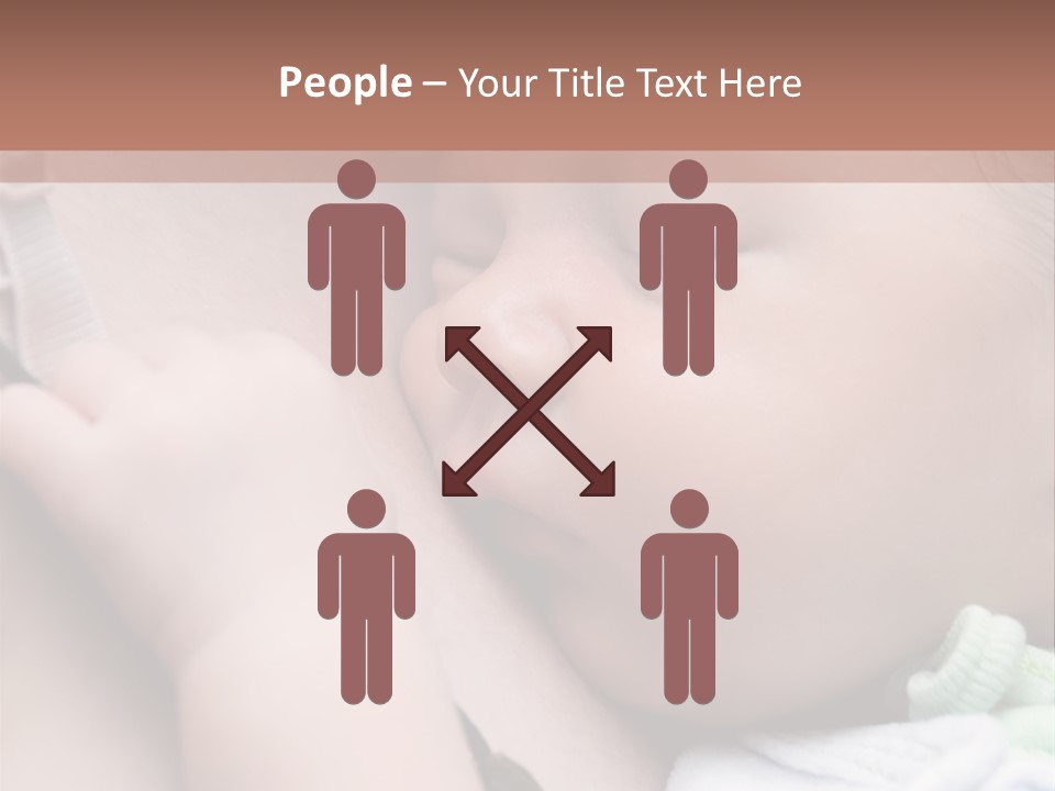 Family Newborn Smiling PowerPoint Template