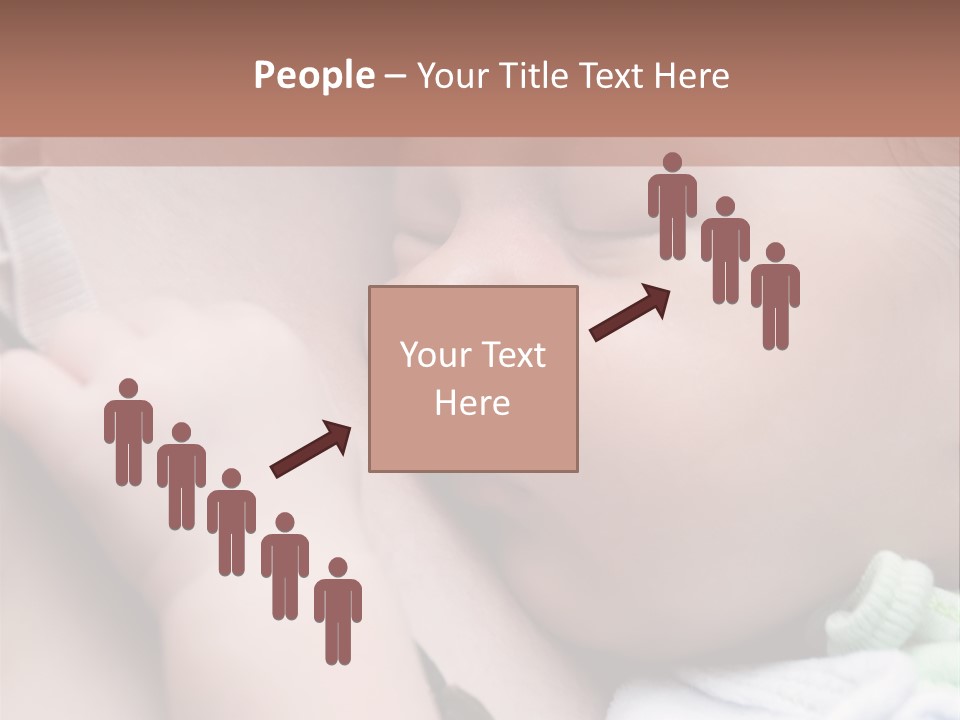 Family Newborn Smiling PowerPoint Template