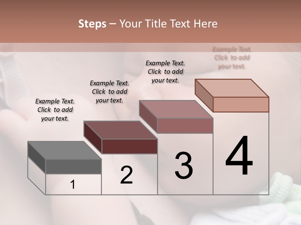 Family Newborn Smiling PowerPoint Template