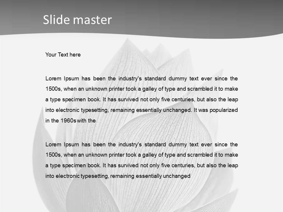 Natural Macro Tropical PowerPoint Template