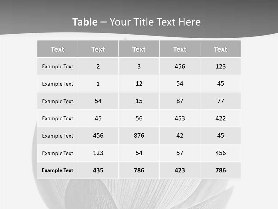 Natural Macro Tropical PowerPoint Template