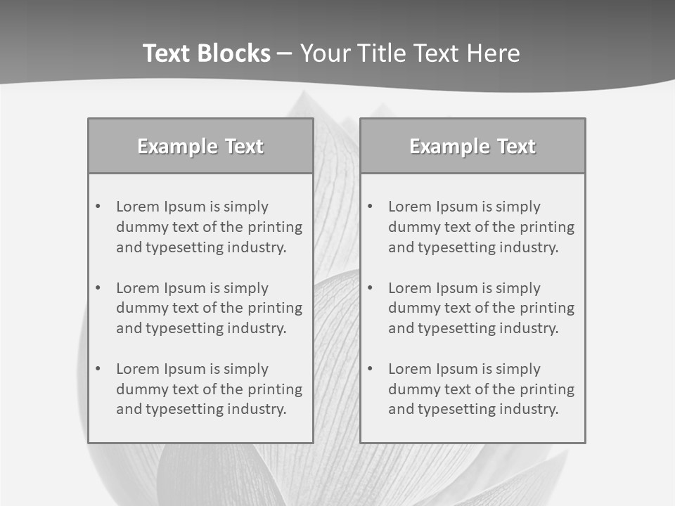 Natural Macro Tropical PowerPoint Template