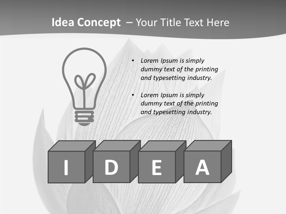 Natural Macro Tropical PowerPoint Template