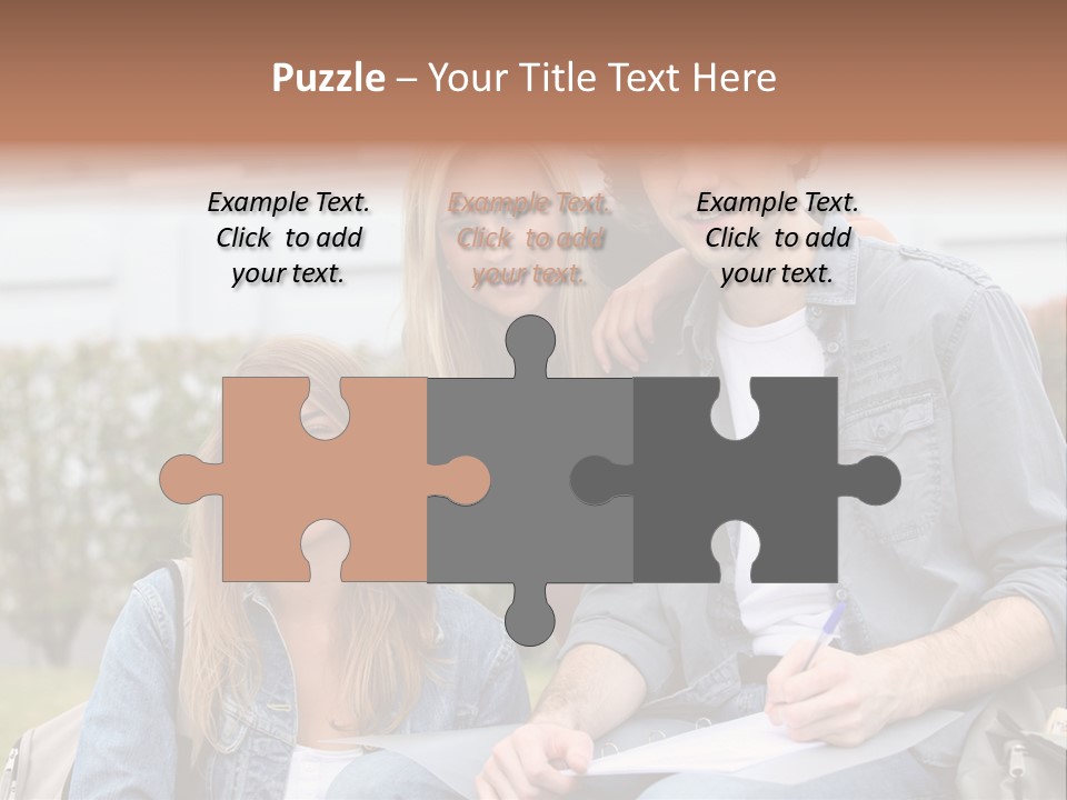 Fair Writing Campus PowerPoint Template