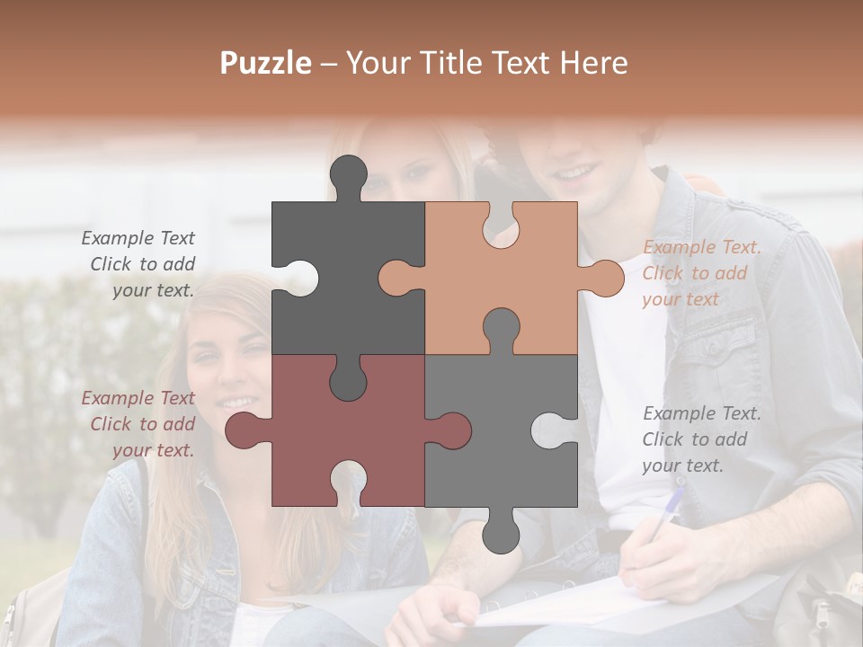 Fair Writing Campus PowerPoint Template