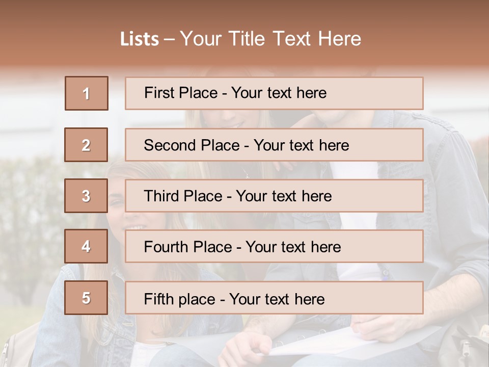Fair Writing Campus PowerPoint Template