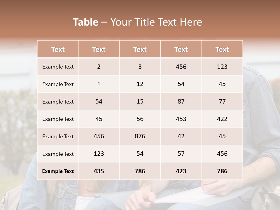 Fair Writing Campus PowerPoint Template