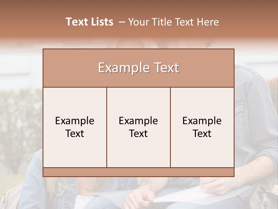 Fair Writing Campus PowerPoint Template