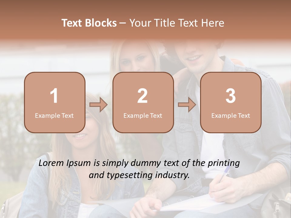 Fair Writing Campus PowerPoint Template