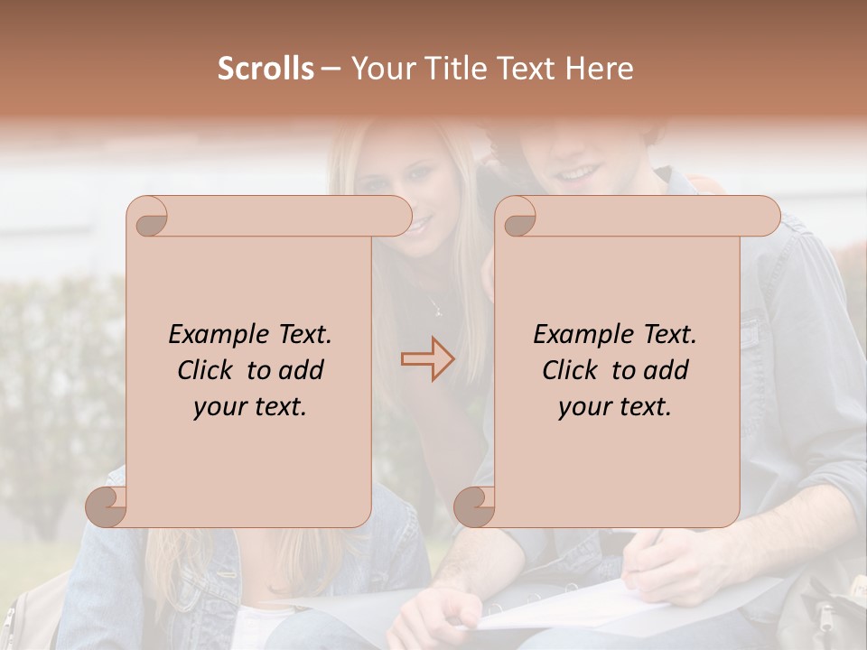 Fair Writing Campus PowerPoint Template
