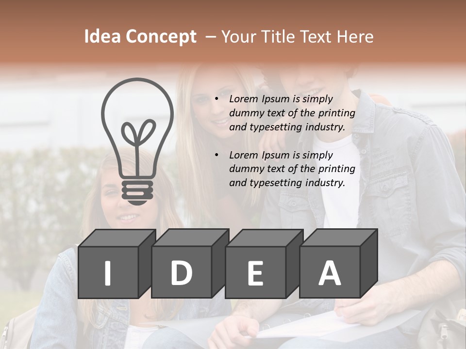 Fair Writing Campus PowerPoint Template