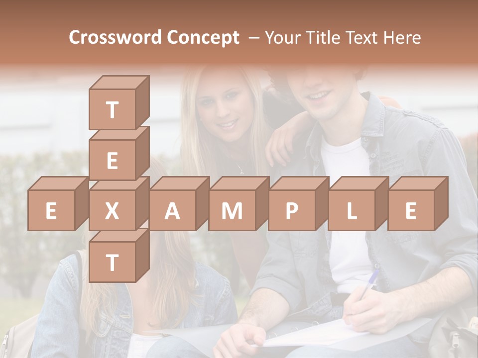Fair Writing Campus PowerPoint Template