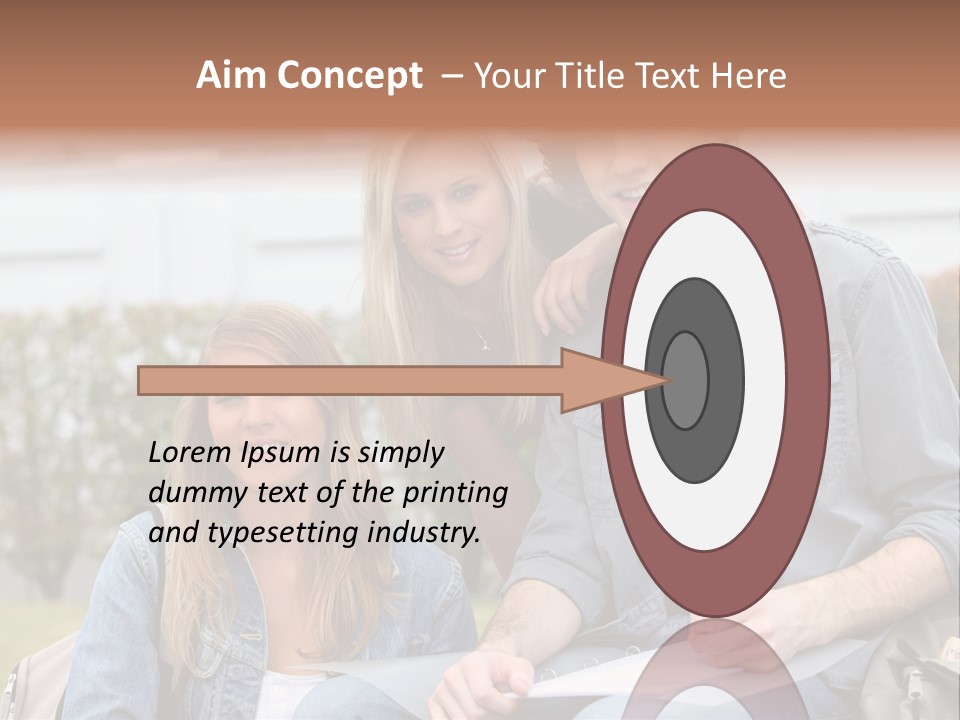 Fair Writing Campus PowerPoint Template