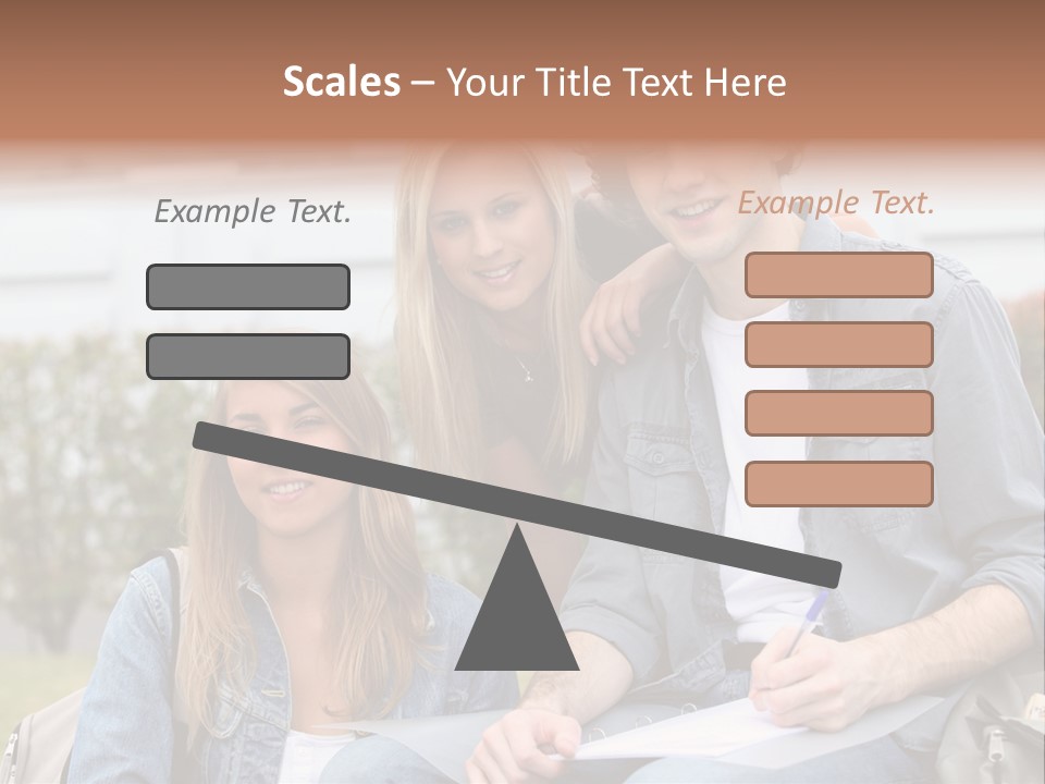 Fair Writing Campus PowerPoint Template