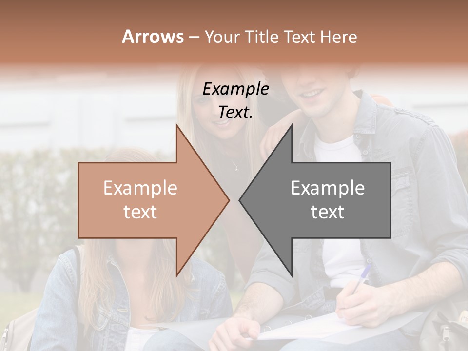 Fair Writing Campus PowerPoint Template