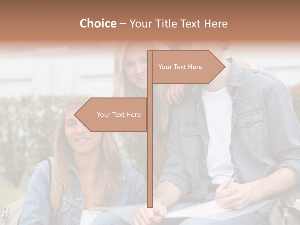 Fair Writing Campus PowerPoint Template