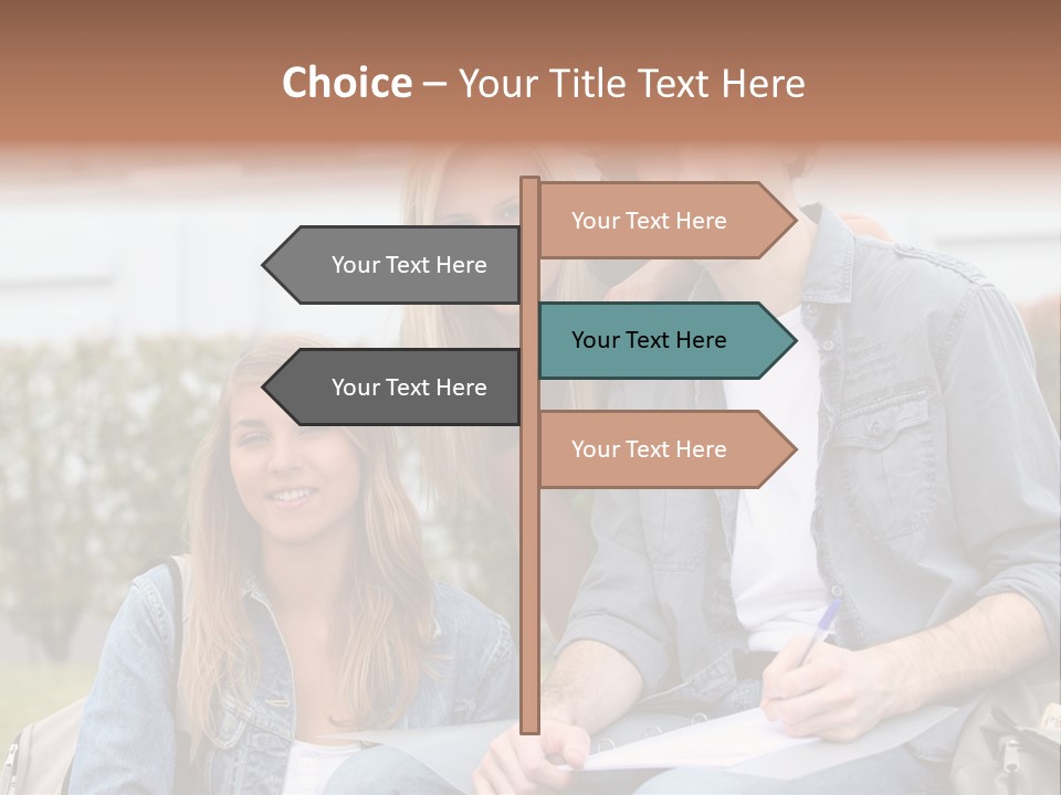 Fair Writing Campus PowerPoint Template