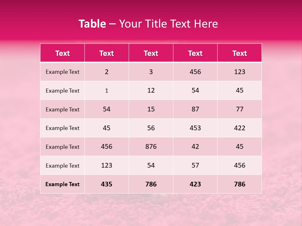 A Hamster Is Sitting On A Pink Carpet PowerPoint Template