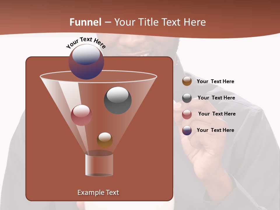 A Man Holding A Piggy Bank In His Hands PowerPoint Template