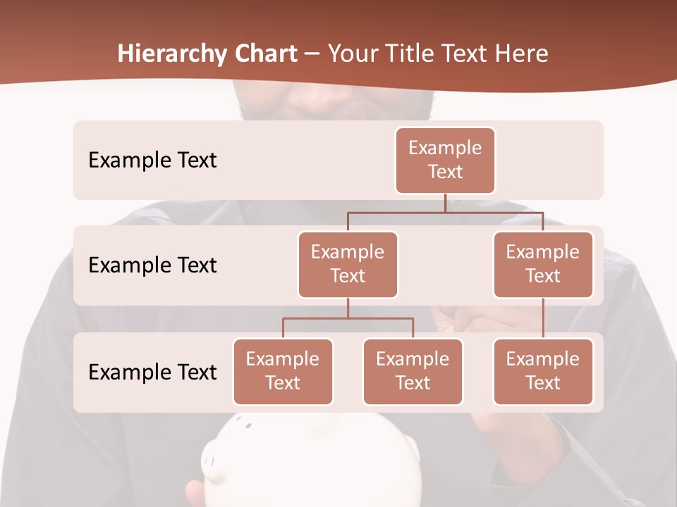 A Man Holding A Piggy Bank In His Hands PowerPoint Template
