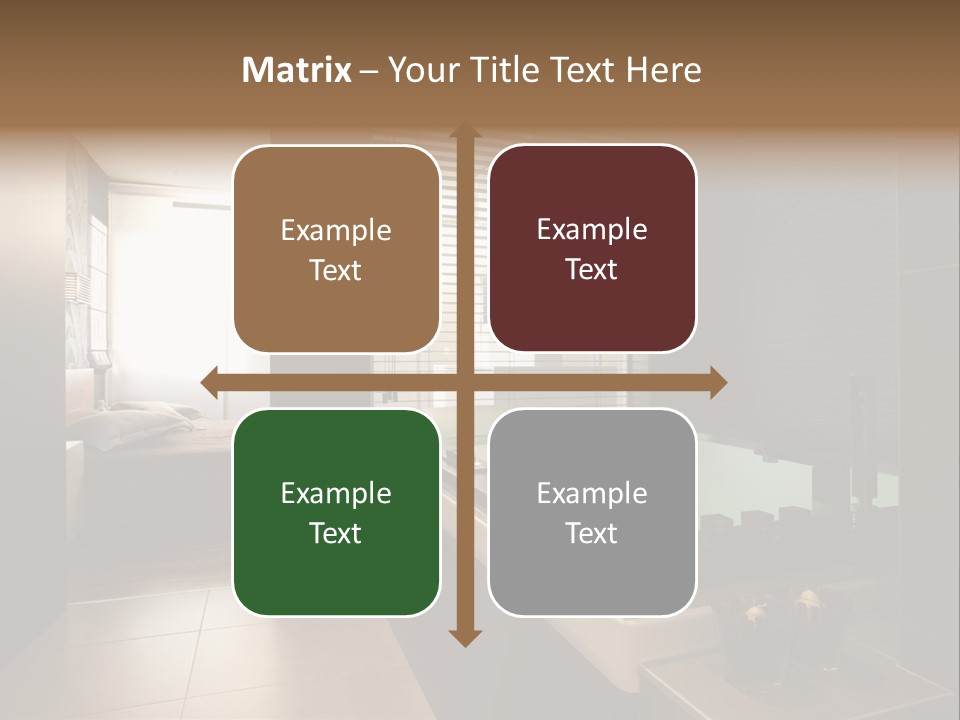 A Bathroom With A Jacuzzi Tub Next To A Window PowerPoint Template
