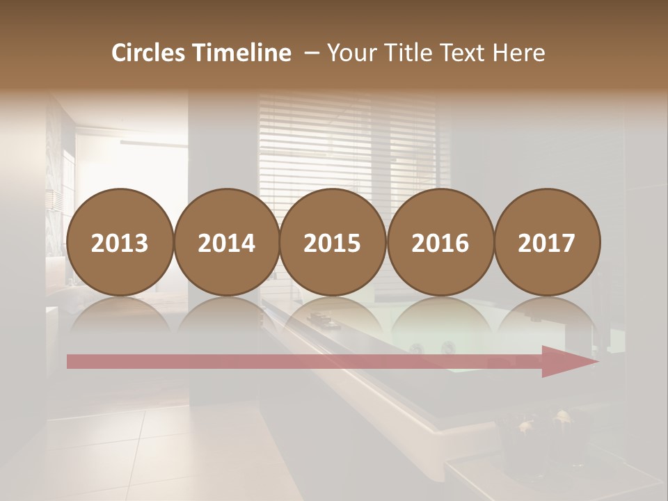 A Bathroom With A Jacuzzi Tub Next To A Window PowerPoint Template