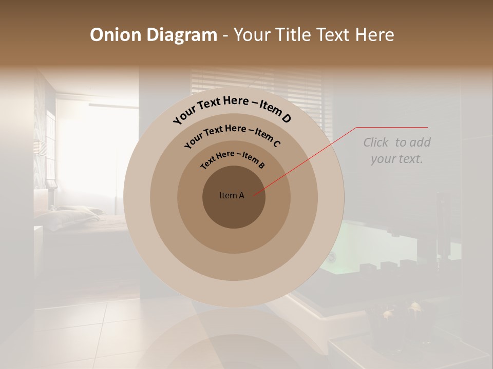 A Bathroom With A Jacuzzi Tub Next To A Window PowerPoint Template