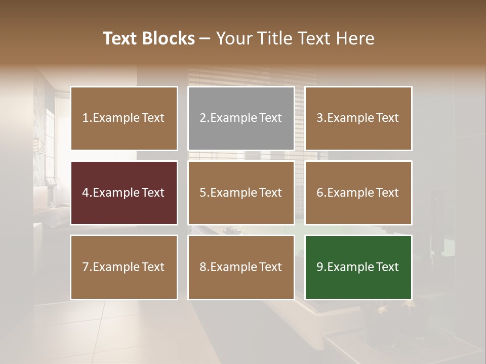 A Bathroom With A Jacuzzi Tub Next To A Window PowerPoint Template