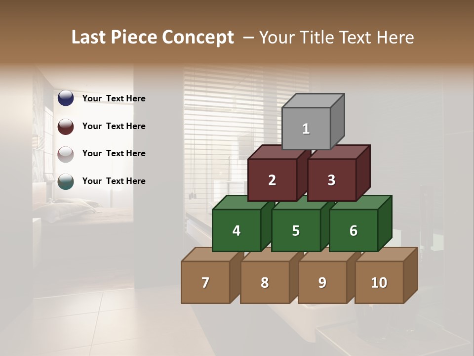 A Bathroom With A Jacuzzi Tub Next To A Window PowerPoint Template