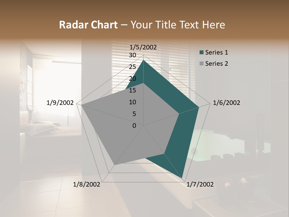 A Bathroom With A Jacuzzi Tub Next To A Window PowerPoint Template