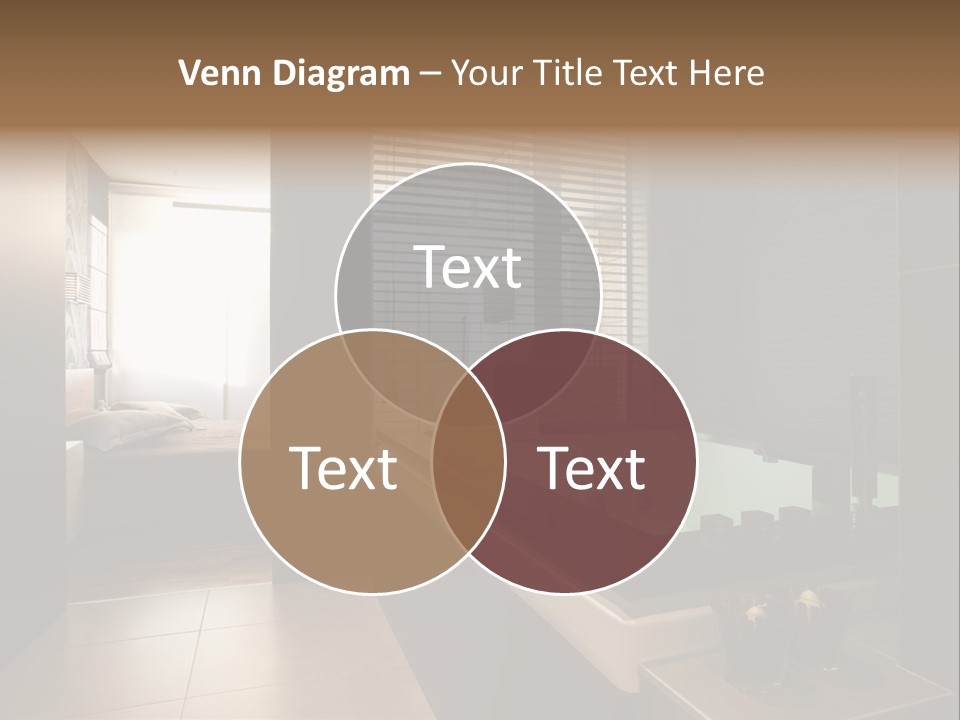 A Bathroom With A Jacuzzi Tub Next To A Window PowerPoint Template