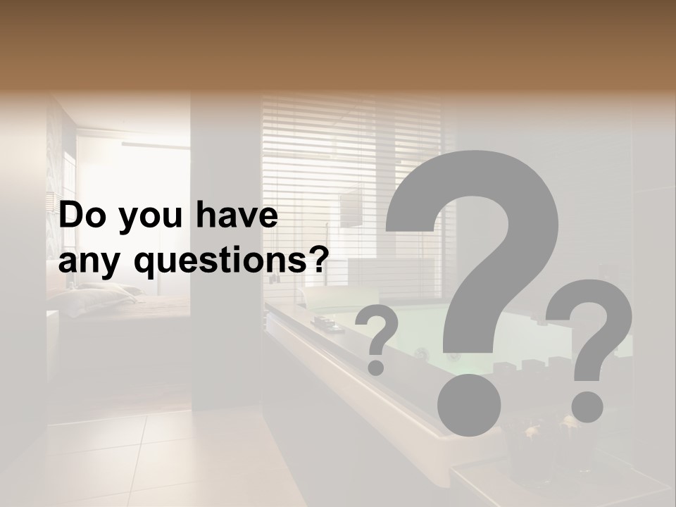 A Bathroom With A Jacuzzi Tub Next To A Window PowerPoint Template