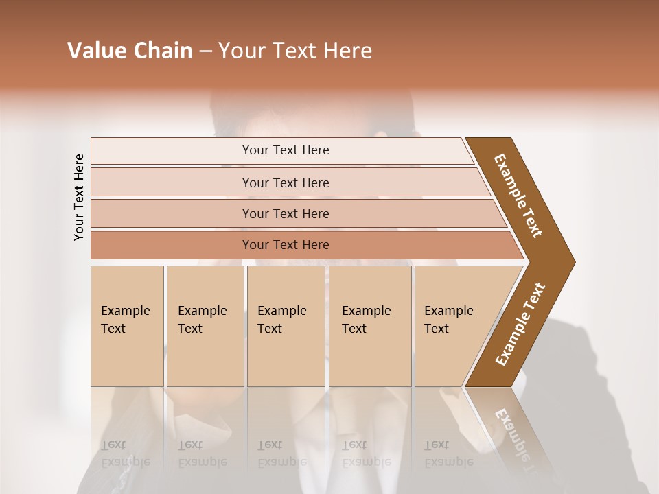 A Man In A Suit Holding His Hands To His Ears PowerPoint Template