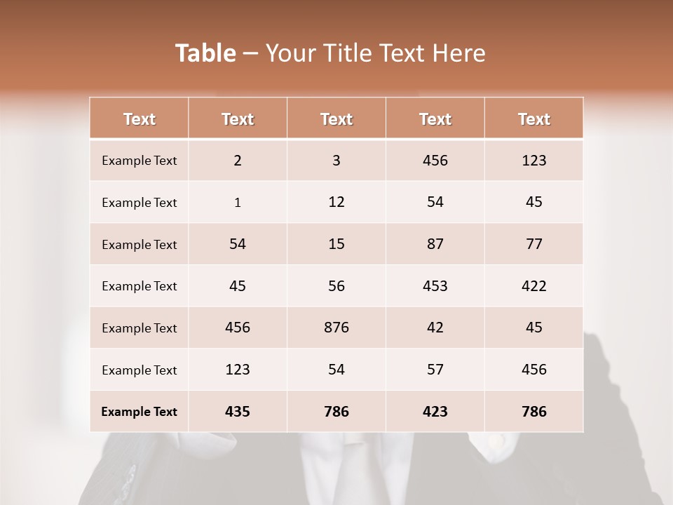 A Man In A Suit Holding His Hands To His Ears PowerPoint Template