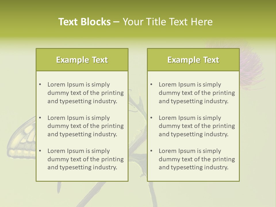 Prime Wing Animal PowerPoint Template