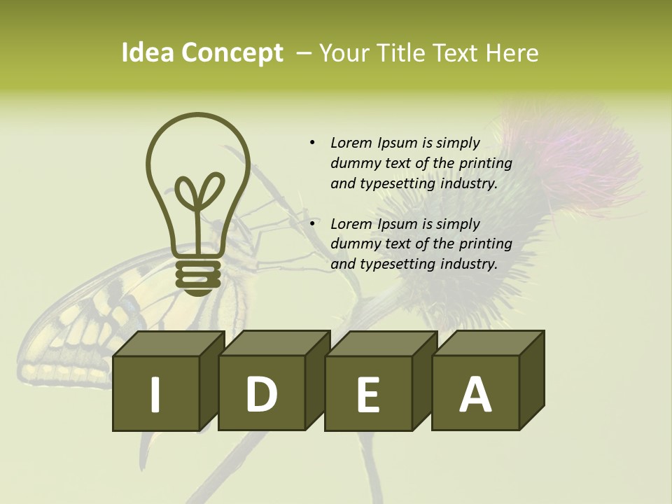 Prime Wing Animal PowerPoint Template