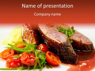 Cooked Grilled Delicious PowerPoint Template