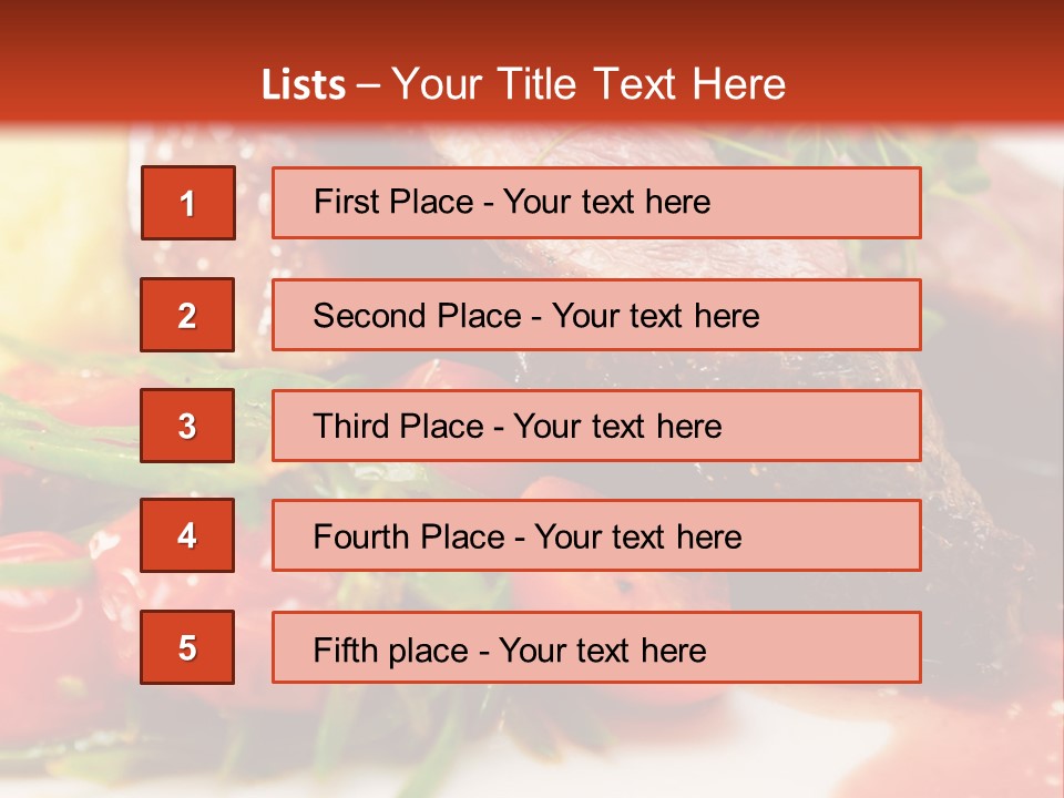 Cooked Grilled Delicious PowerPoint Template