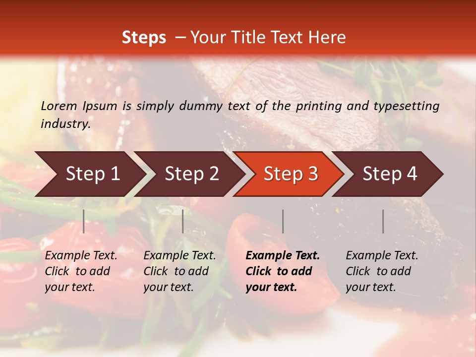Cooked Grilled Delicious PowerPoint Template