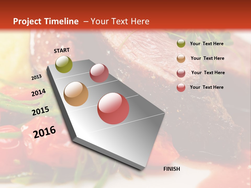 Cooked Grilled Delicious PowerPoint Template