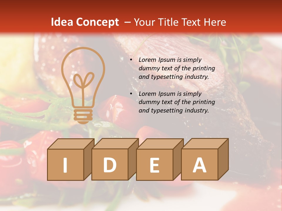 Cooked Grilled Delicious PowerPoint Template